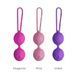 Вагинальные шарики Adrien Lastic Geisha Lastic Balls BIG Magenta (L), диаметр 4см, вес 90гр 101376 фото 4