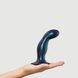 Дилдо Strap-On-Me DILDO PLUG SNAKY METALLIC BLUE - M 105156 фото 1