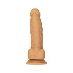 Фалоімітатор ADDICTION Dual Density Silicone Dildo 8&Prime;, Карамельний 106219 фото
