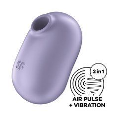 Вакуумний стимулятор із вібрацією Satisfyer Pro To Go 2 Violet 105741 фото