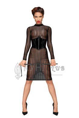 Сукня з мокрим ефектом Noir Handmade F182 Classic dress made of elastic tulle, L 108045 фото