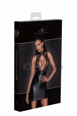 Платье Noir Handmade F241 Short dress with powerwetlook skirt and tulle top, XXL 108147 фото