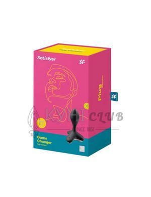 Анальная пробка с вибрацией Satisfyer Game Changer Black 104066 фото