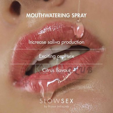 Спрей для усиления слюноотделения Bijoux Indiscrets Slow Sex Mouthwatering spray 103852 фото