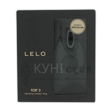 Эрекционное кольцо с вибрацией LELO Tor 2 Black 106085 фото