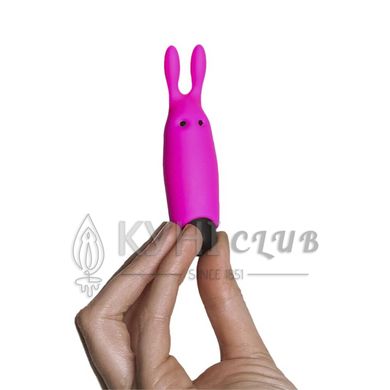 Вибропуля Adrien Lastic Pocket Vibe Rabbit Pink со стимулирующими ушками 101383 фото