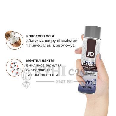 Лубрикант з кокосовим маслом System JO SILICONE FREE HYBRID - COOLING 120мл 101037 фото