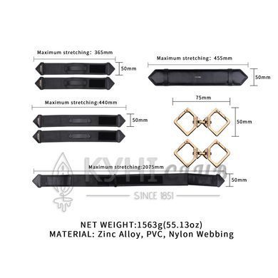 Фіксатори для рук та ніг LOCKINK Leg Spreader Strap 110016 фото