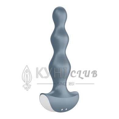 Анальний стимулятор-намистини з двома моторами Satisfyer Lolli-Plug 2 ice blue 102766 фото