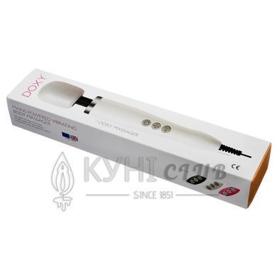 Вибромассажер DOXY Original Black, очень мощный, питание 220В, пульсирующие вибрации 108932 фото