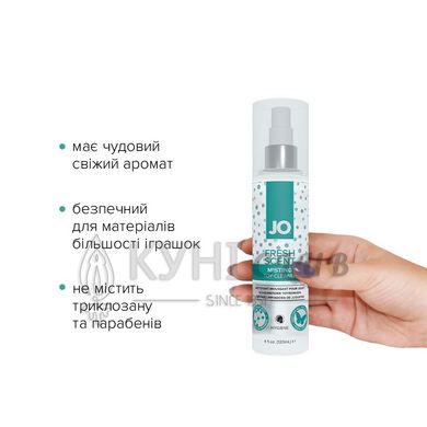 Засіб для чищення JO Fresh Scent Misting Toy Cleaner (120 мл) з ароматом свіжості 101739 фото