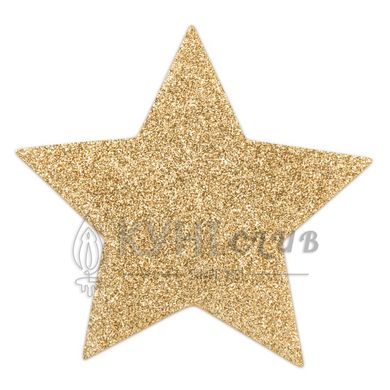 Пестіс - стикини Bijoux Indiscrets - Flash Star Gold, наклейки на соски 109205 фото