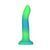 Светящийся в темноте фаллоимитатор ADDICTION - Rave - 8" Glow in the Dark Dildo - Blue Green 105243 фото