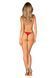 Трусики з доступом Obsessive Ingridia crotchless thong XS/S, червоні 107064 фото 9