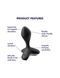 Анальная пробка с вибрацией Satisfyer Game Changer Black 104066 фото 4