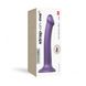 Насадка для страпону Strap-On-Me Mono Density Dildo Violet M, діам. 3,3 см, одношаровий силікон, гну 100120 фото 4