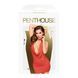 Мінісукня Penthouse - Heart Rob Red L/XL, хомут, глибоке декольте, мініатюрні стрінги 107599 фото 3