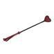 Шльопалка-сердечко Liebe Seele Wine Red Riding Crop with Heart-Shape Tip, натуральна шкіра 107460 фото 1