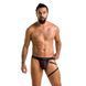 Чоловічі трусики танга з підв&rsquo;язкою Passion 058 THONG BILL L/XL Black 105613 фото 3
