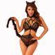 Эротический костюм кошечки JSY &laquo;Манящая Жаклин&raquo; One Size, боди, хвост, ушки 108398 фото 1