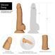 Фаллоимитатор ADDICTION Dual Density Silicone Dildo 8&Prime;, Кармельный 106219 фото 7