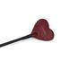 Шльопалка-сердечко Liebe Seele Wine Red Riding Crop with Heart-Shape Tip, натуральна шкіра 107460 фото 4