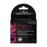 Презервативы ONE Flex Graphene, 3 шт, супертонкие, очень прочные, картонная упаковка 109835 фото