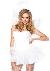 Набір аксесуарів &laquo;Ангел&raquo; Leg Avenue Angel Accessory Kit, крильця з пір&rsquo;я, німб 105919 фото