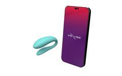 Смарт-вібратор для пар We-Vibe Sync Lite Aqua, 10 віброрежимів, можна поєднувати з проникним сексом 106794 фото