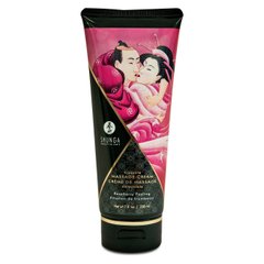 Їстівний масажний крем Shunga Kissable Massage Cream – Raspberry Feeling (200 мл) 109312 фото