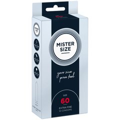 Презервативи Mister Size - pure feel - 60 (10 condoms), товщина 0,05 мм 105960 фото