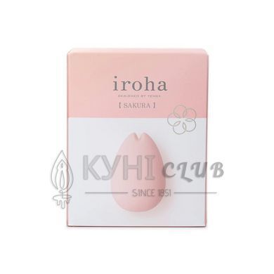 Мини-вибратор IROHA SAKURA, раздвоенный кончик, 5 режимов, перезаряжаемый 106984 фото