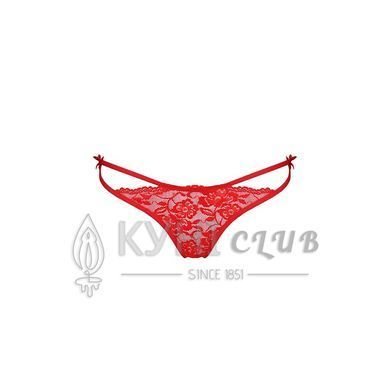 Трусики на зав'язочках з боків Passion Exclusive WARDA THONG L/XL, red 109170 фото