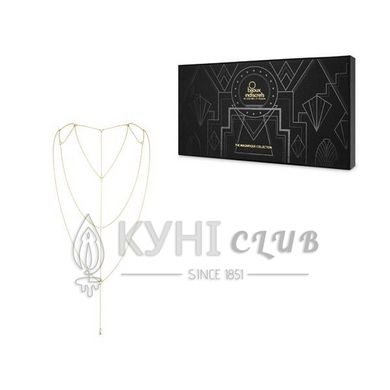 Ланцюжок для спини Bijoux Indiscrets Magnifique Back and Cleavage Chain - Gold, прикраса для тіла 100383 фото