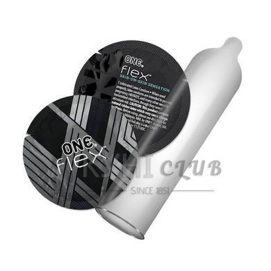 Презервативы ONE Flex Graphene, 3 шт, супертонкие, очень прочные, картонная упаковка 109835 фото