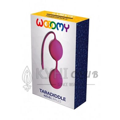 Вагинальные шарики Wooomy Taradiddle Kegel Ball, диаметр 3,5 см, масса 54 г 105397 фото