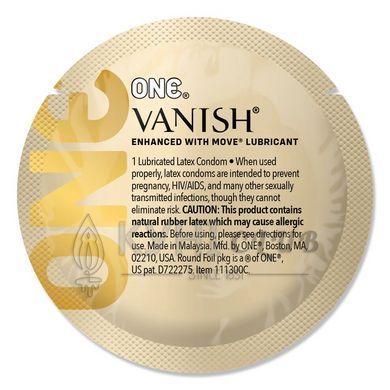 Набор презервативов ONE Vanish Hyperthin, 100 шт, ультратонкие, со смазкой, упаковка-тубус 109803 фото