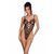 Еротичний боді з малюнком Passion LOVELIA BODY L/XL, black 102613 фото