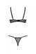 Еротичний комплект Passion MARINA SET WITH OPEN BRA, S/M, black, відкриті чашки 107743 фото 4