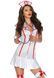 ​​Еротичний костюм медсестри Leg Avenue Head Nurse S/M, сукня, аксесуар на голову, стетоскоп 107127 фото 1