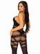 Бодістокінг Leg Avenue Illusion halter bodystocking One size Black, доступ 106607 фото 2