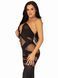 Бодістокінг Leg Avenue Illusion halter bodystocking One size Black, доступ 106607 фото 3