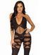 Бодістокінг Leg Avenue Illusion halter bodystocking One size Black, доступ 106607 фото 4