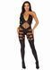 Бодістокінг Leg Avenue Illusion halter bodystocking One size Black, доступ 106607 фото 5