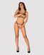 Эротический комплект из стреп Obsessive Badossa 2-pcs set L/XL, черный, с доступом, бюстгальтер, стр 105202 фото 3