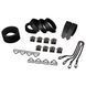 Набор для бондажа LOCKINK 8-Bondage-Straps Restraint Set, черный 8 ремней из натуральной кожи 109994 фото 7