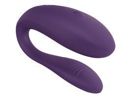 Недорогий вібратор для пар We-Vibe Unite Purple, однокнопковий пульт ДК 104900 фото