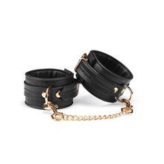 Поножі Liebe Seele Black Organosilicon Anklecuffs, екошкіра 107489 фото