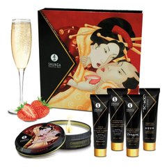 Подарочный набор Shunga GEISHAS SECRETS - Sparkling Strawberry Wine: для шикарной ночи вдвоем 100674 фото