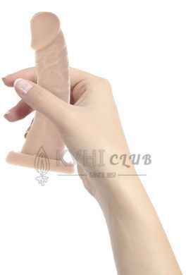 Изогнутый фаллоимитатор на присоске ADDICTION &mdash; Edward 6&Prime; Curved Dong, вибропуля в подарок 103475 фото